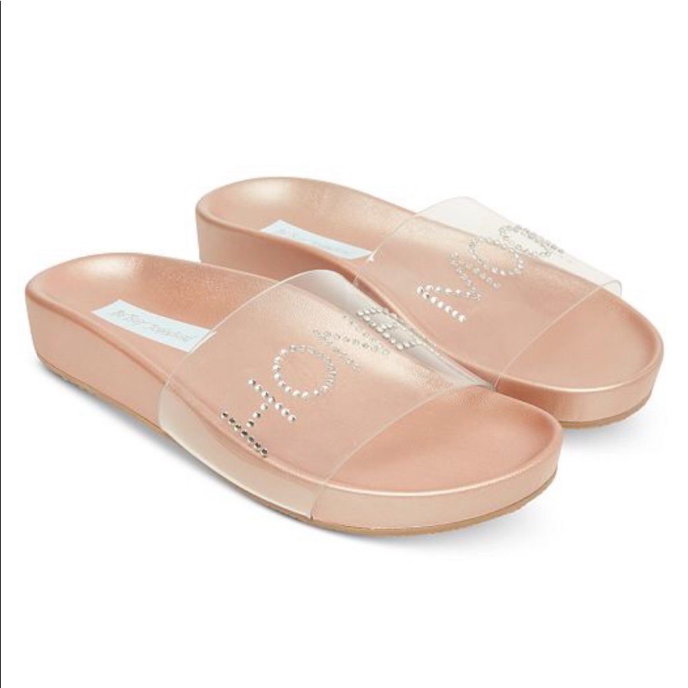 Betsey Johnson’s Bali slide sandals
